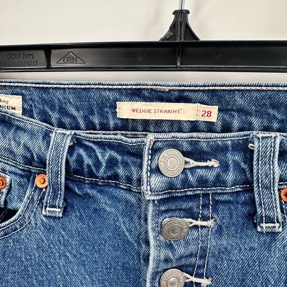 LEVI'S Wedgie Straight Denim Jean // 28x26 26995-0000 - Picture 6 of 11